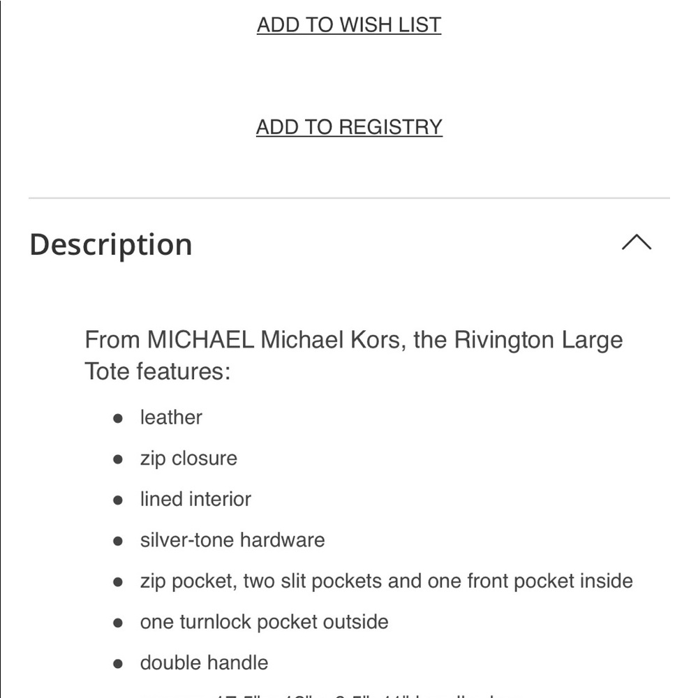 Michael Kors Handbag Extra Large Tote NWT - Picture 5 of 5